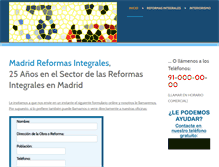Tablet Screenshot of madridreformasintegrales.com